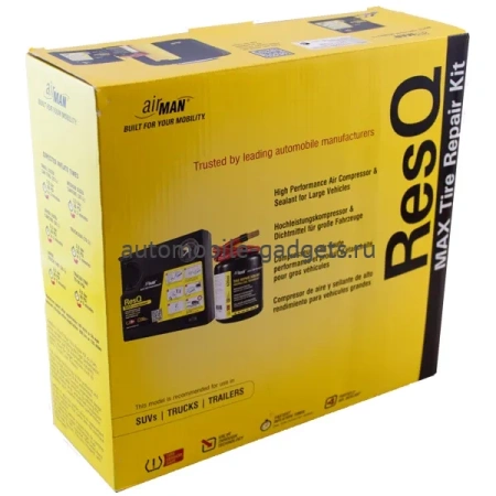 AirMan ResQ Max Tire Repair Компрессор автомобильный с герметиком