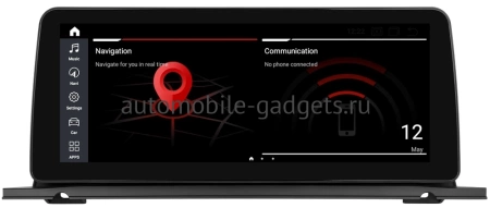 Radiola RDL-1258/1268 Штатный монитор 12.3" для BMW 5-серия GT (F07) 2009-2016 CIC/NBT на Android 12, 8ГБ, 4G