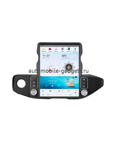 CarMedia ZF-1315-GE ("Тесла-стиль") штатная магнитола для Jeep Wrangler 2018+ на Android 13 c 8GB, DSP, 4G