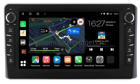 Штатная магнитола Canbox M-Line 7835-10-1880 для Ford F-150 14 2020-2024 на Android 10 (4G-SIM, 2/32, DSP, QLed) С крутилками