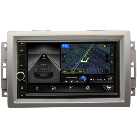 Dodge Caliber, Charger, Durango 2, Magnum 2003-2007 (серебро) Canbox H-Line 5602-RP-JPUN09S-83 на Android 10 (4G-SIM, 4/32, DSP, IPS) С крутилкой
