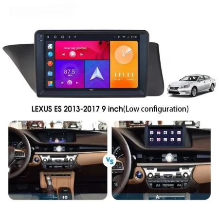 CarMedia SF-9812-KP-9009-6128-TS20 штатная магнитола для Lexus ES 2012-2018 low на Android 13 c 6GB, DSP, 4G