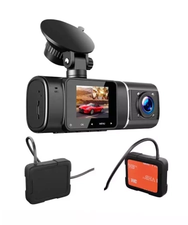 KazEr FLASH GPS Видеорегистратор с 2-мя камерами