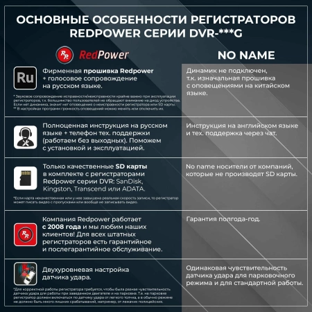 Двухканальный видеорегистратор RedPower DVR-VAG6-G DUAL для Volkswagen и Skoda с датчиком дождя (2015+)