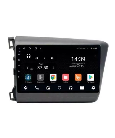 NaviPilot DROID10 ULTRA MAX штатная магнитола для Honda Civic 9 (IX) 2011-2015 Sedan на Android 10 с 8Gb, DSP, 4G