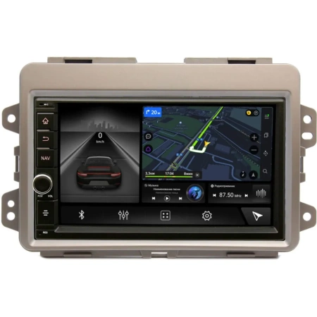 Магнитола в штатное место 2 din Faw Oley 2012-2015 Canbox M-Line 5601-RP-FWOL-85 на Android 10 (4G-SIM, 2/32, DSP, IPS) С крутилкой