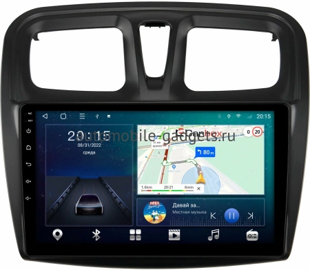 NaviPilot DROID10M 9" штатная магнитола для Renault Logan, Sandero 2013+ на Android 10 с 4Gb, DSP, 4G