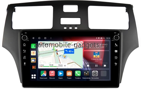 Lexus ES 4 2001-2006 (черная) Canbox M-Line 7801-9-746 на Android 10 (4G-SIM, 2/32, DSP, IPS) С крутилками