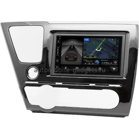 Магнитола в штатное место 2 din Honda Civic 9 4D 2013-2017 (левый руль, седан) Canbox H-Line 5512-RP-11-467-305 на Android 10 (4G-SIM, 4/32, DSP, IPS)