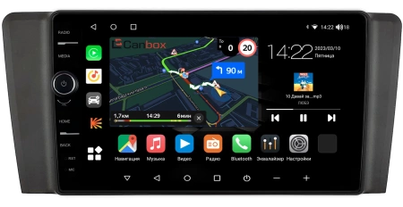 Штатная магнитола Volvo S60, V70 2, XC70 2000-2004 Canbox M-Line 7840-9-0170 Android 10 (4G-SIM, 2/32, DSP, QLed)