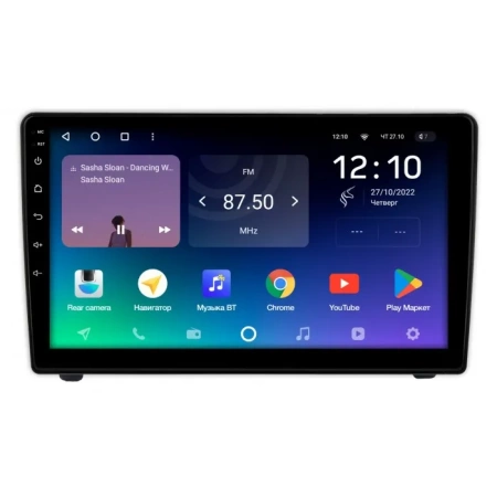 Штатное головное устройство Teyes SPRO PLUS 4/32 9 дюймов RM-9-6720 для Peugeot 407 2004-2011 (черная) на Android 10 (4G-SIM, DSP, IPS)