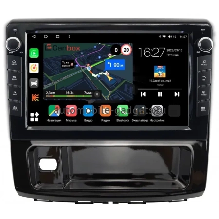 Haval H9 2014-2024 (глянец) Canbox M-Line 7825-10-910 на Android 10 (4G-SIM, 2/32, DSP, QLed) С крутилками