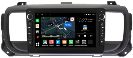 Штатная магнитола Canbox M-Line 7831-9296 для Peugeot Traveller, Expert 3 2016-2024 на Android 10 (4G-SIM, 2/32, DSP, IPS) С крутилками