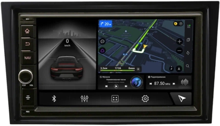Магнитола в штатное место 2 din Opel Antara 2006-2017 (черная, с ребром) Canbox 2/32 на Android 10 (GT7-RP-11-028-213) (IPS, DSP, CarPlay)