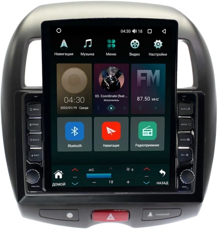 Штатная магнитола Citroen C4 AirCross 2012-2017 Canbox M-Line 5610-10-1213 на Android 10 (4G-SIM, 2/32, DSP, QLed, Tesla)