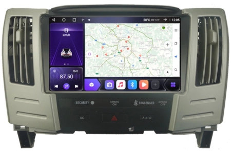 Carmedia SF-9278-J штатная магнитола для Toyota Harrier XU30 2003-2013, Lexus RX 2003-2009 на Android 10 c 4GB, DSP, 4G