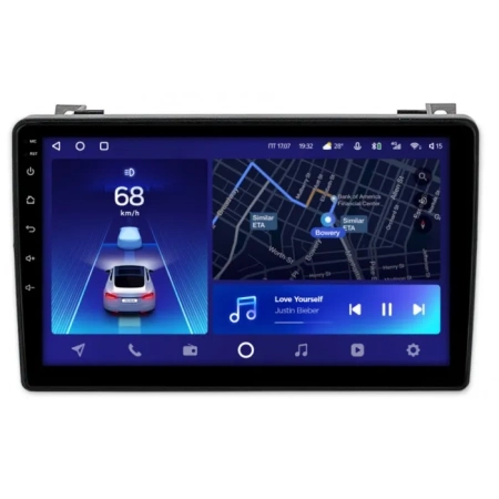 Штатное головное устройство Teyes CC2 PLUS 6/128 9 дюймов RM-9-1940 для Saab 9-3 2007-2014 на Android 10 (4G-SIM, DSP, QLed)