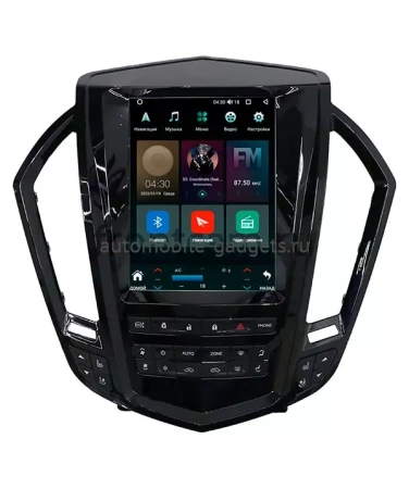 Cadillac SRX 2 2009-2016 (черная, глянцевая) Canbox H-Line (Tesla style) 9.7 дюймов 4/32 5621-1312-85 на Android 10 (4G-SIM, DSP, QLed)