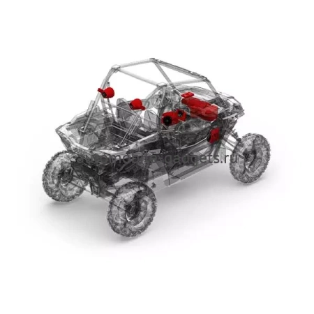 Rockford Fosgate для Polaris RZR 2014-2019 (stage4) Штатная акустическая система