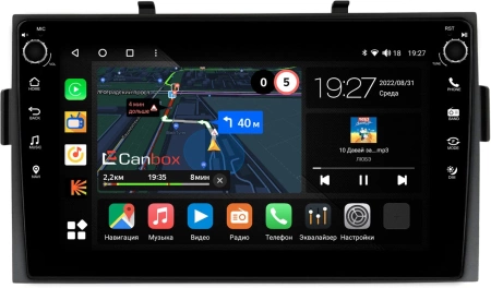 Штатная магнитола Honda Ridgeline 2005-2014 Canbox M-Line 7801-9-2685 на Android 10 (4G-SIM, 2/32, DSP, IPS) С крутилками