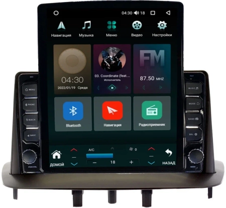 Штатная магнитола Canbox M-Line 5610-9215 для Renault Fluence, Megane 3 2008-2016 на Android 10 (4G-SIM, 2/32, DSP, QLed, Tesla)