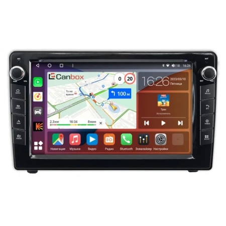 Peugeot 407 2004-2011 (черная) Canbox H-Line 7822-9-6720 на Android 10 (4G-SIM, 4/32, DSP, IPS) С крутилками