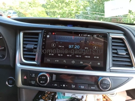 FarCar S500 (HL467M) штатная магнитола для Toyota Highlander XU50 (2013-2020) на Android 14 c 4Gb, DSP, 4G