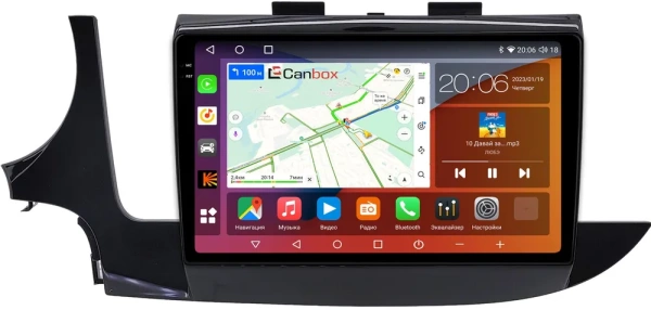 Штатная магнитола Buick Encore 2016-2022 (глянцевая) Canbox H-Line 2K 4182-9-0203 на Android 10 (4G-SIM, 4/64, DSP, QLed)