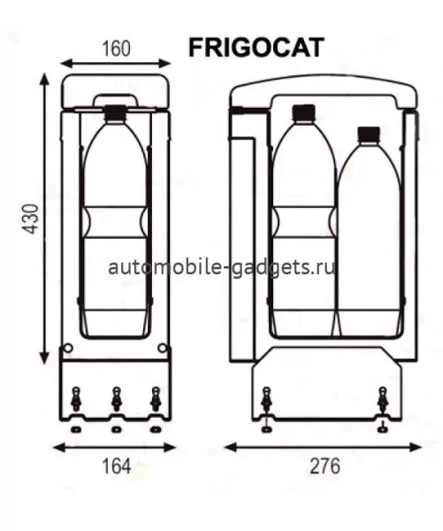 Автохолодильник термоэлектрический Indel B FRIGOCAT 12V