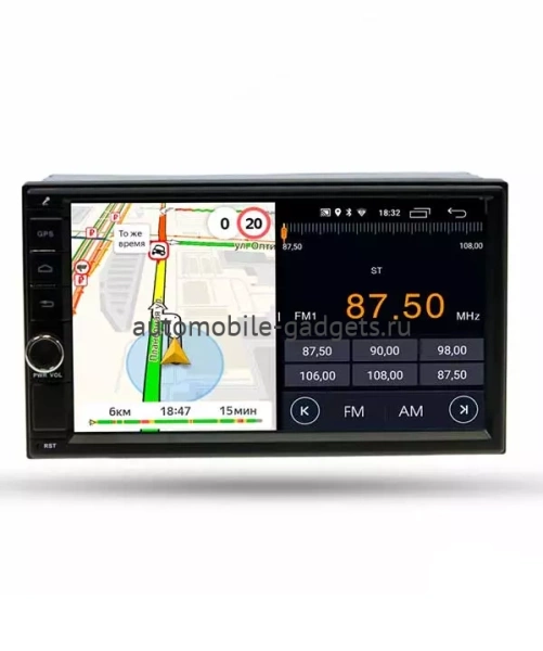 Parafar PF001XHD Универсальная магнитола 2Din на Android 13 c 4GB, DSP, 4G