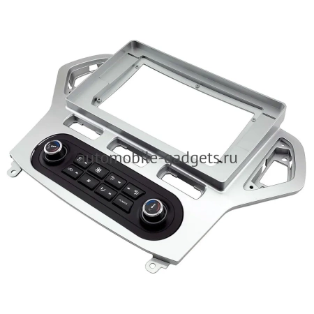 Штатная магнитола Ford Mondeo 4 2006-2010 (серебро, Тип 1) Canbox Logic-i3 5722-1016 встроенный климат на Android 11 (4G-SIM, 4/64, DSP, 360, QLed)