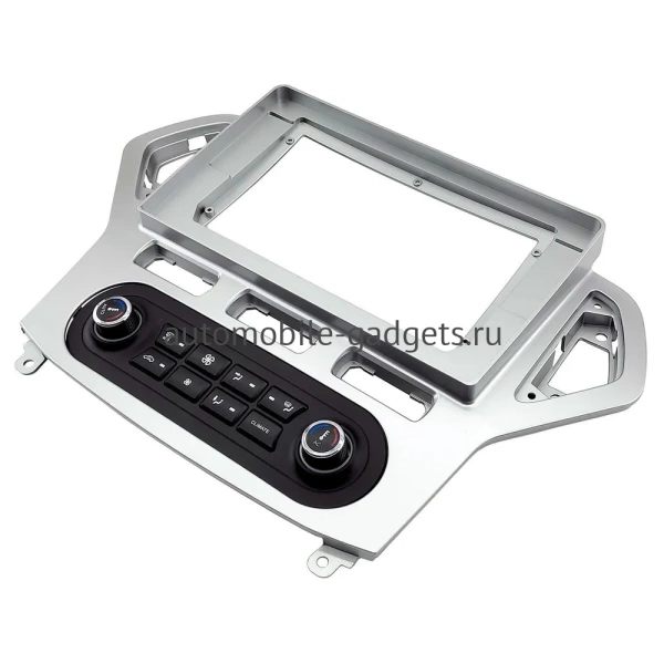 Штатная магнитола Ford Mondeo 4 2006-2010 (серебро, Тип 1) Canbox EVO 2K 5830-1016 встроенный климат на Android 14 (4G-SIM, 12/256, DSP, QLed, AI, 360)