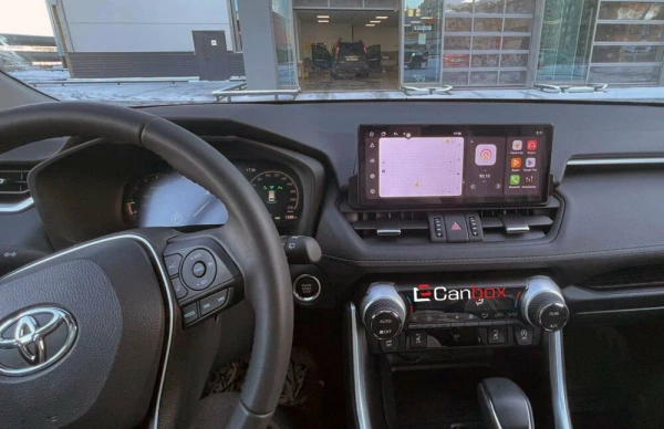 Штатная магнитола Toyota RAV4 5 (XA50) 2018-2024, Wildlander 2020-2025 10.25 дюйма Canbox H-Line 7820-0072 на Android 10 (4G-SIM, 6/128, DSP, QLed) Audi Style