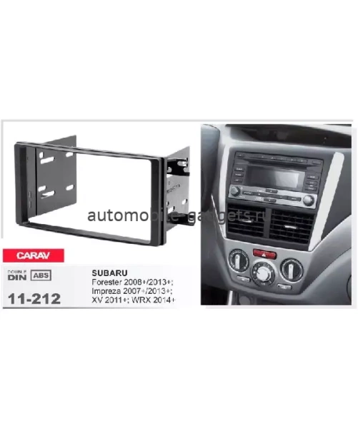 Переходная рамка CARAV 11-212 SUBARU Forester 2008+/2013+  Impreza 2007+/2013+  XV 2011+  WRX 2014+