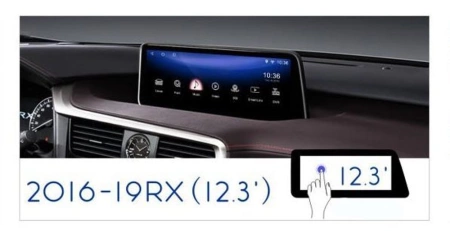 Carmedia BNR-16LXQI Мультимедиа блок для Lexus RX 2015-2019 (штатный экран 12.3") Android 10, 8/128GB, 4G, CarPlay, сенсорная панель в комплекте