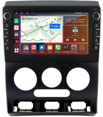 Штатная магнитола Kia Rio 2002-2005 Canbox H-Line 7832-9-0186 на Android 10 (4G-SIM, 4/32, DSP, IPS) С крутилками