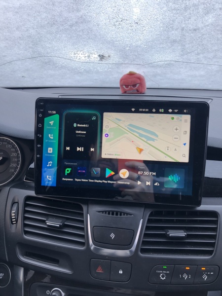 Штатное головное устройство Teyes CC3 2K 360 6/128 10.36 дюймов RM-10-1492 для Renault Latitude, Laguna 3 2007-2015 на Android 10 (4G-SIM, DSP, QLed)