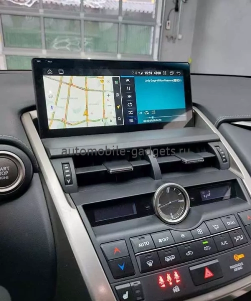 Carmedia MRW-3801 навигационный блок с монитором 10.25" для Lexus NX 2014-2017 на Android 11, 8/64GB, 4G