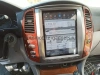 Carmedia ZF-1305W-GE ("Тесла-стиль") штатная магнитола для Toyota LC 100, Lexus LX 470 2002-2009 (климат на цветном экране) на Android 13 c 8GB, DSP, 4G