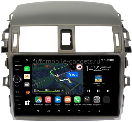 Toyota Corolla (E150) 2006-2013 Canbox M-Line 7840-9061 на Android 10 (4G-SIM, 2/32, DSP, QLed)