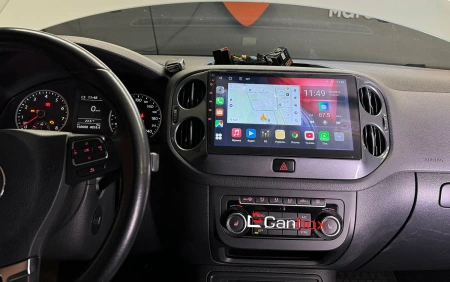Штатная магнитола Canbox Logic-i3 5722-10-077 для Volkswagen Tiguan 2007-2011 на Android 11 (4G-SIM, 4/64, DSP, 360, QLed)