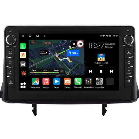 Subaru Forester 2 2002-2008 (взамен верхнего бардачка) Canbox M-Line 7831-9-2576 на Android 10 (4G-SIM, 2/32, DSP, IPS) С крутилками