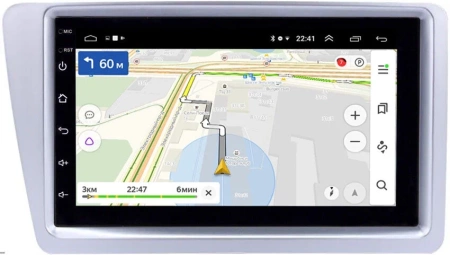 Honda Civic 7 2000-2006 (серебряная, правый руль) OEM на Android 10 (CarPlay, AHD, 1/32) (RK7-RP-11-384-258)