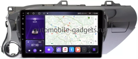 Carmedia SF-1686-J Штатная магнитола для Toyota Hilux 2015+ на Android 10 c 4GB, DSP, 4G Carmedia SF-1686-J Штатная магнитола для Toyota Hilux 2015+ на Android 10 c 4GB, DSP, 4G