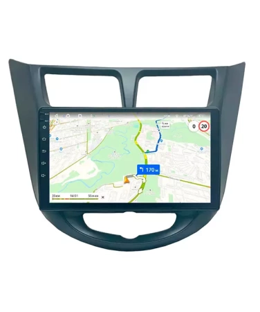 NaviPilot DROID10 ULTRA MAX 360 штатная магнитола для Hyundai Solaris 2010-2017 (ver.2) на Android 10 с 8Gb, DSP, 4G