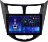 Штатное головное устройство Hyundai Solaris, Accent 4 2010-2019 (черная, матовая) Teyes CC2 PLUS 4/64 9 дюймов RM-9-2093 на Android 10 (4G-SIM, DSP, QLed)