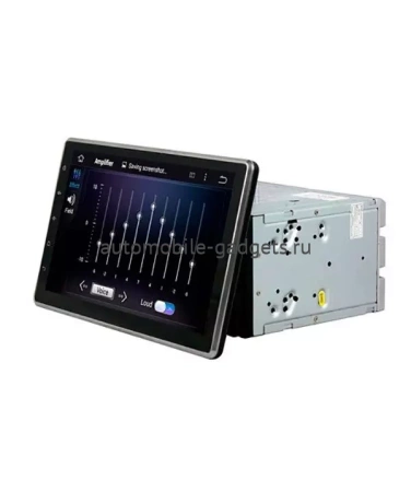 Carmedia KD-1000-P30 2 DIN магнитола с экраном 10 дюймов DVD-приводом (открывается экран) на Android 9.0, до 8-ЯДЕР, до 4ГБ-64ГБ памяти и встроенным DSP