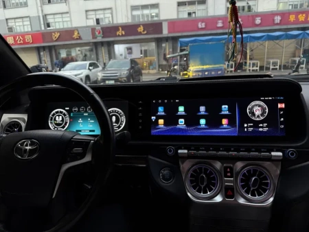 Kuberg ZH-221 магнитола для Toyota LC 200 2015-2021 (высокие комплектации) на Android 13 c 8GB, DSP, 4G