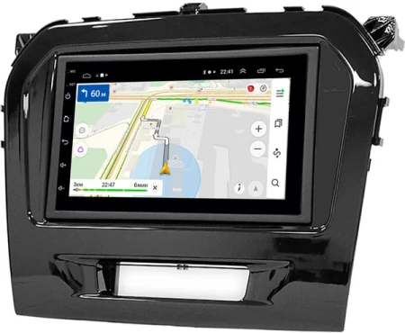 Магнитола в штатное место 2 din Suzuki Vitara 2014-2024 (глянцевая) OEM на Android 10 (CarPlay, AHD, 1/32) (RK7-RP-11-631-416)