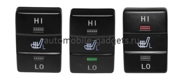 Комплект подогрева двух сидений с раздельными кнопками для Toyota, Mitsubishi 2019+ Ksize ZG6L Тип2